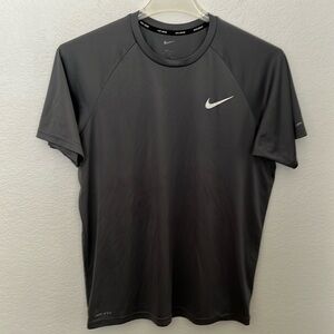 NIKE SWIM DRY-FIT SHIRT GREY SIZE MED GREAT CONDITION
